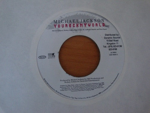 Michael Jackson : You Rock My World (7", Single)