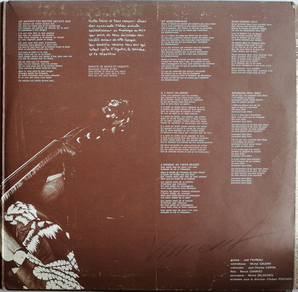Georges Moustaki : Georges Moustaki (LP, Album, Gat)