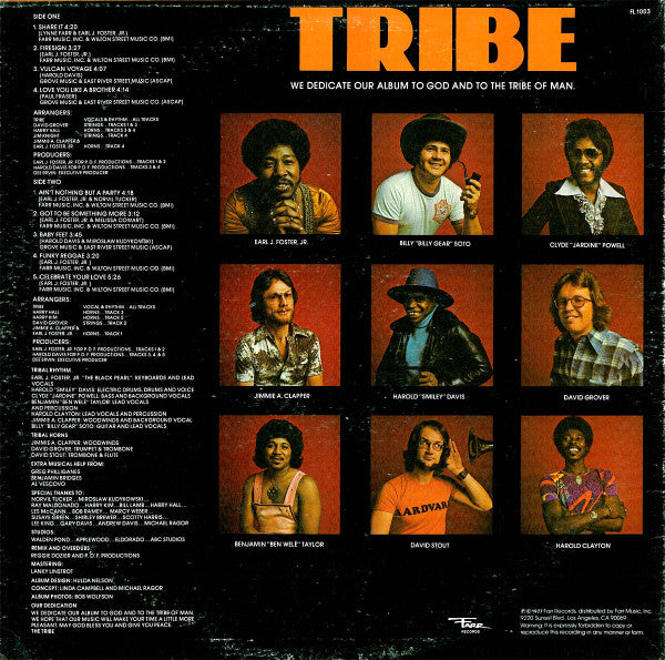 Tribe : Dedication (LP, Album, Sup)