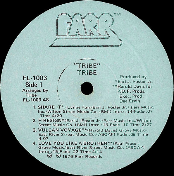 Tribe : Dedication (LP, Album, Sup)