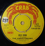 The Kingstonians / Barry York : Hold Down / Who Will She Be (7")