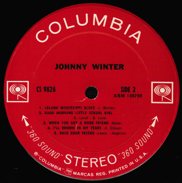 Johnny Winter : Johnny Winter (LP, Album, Pit)