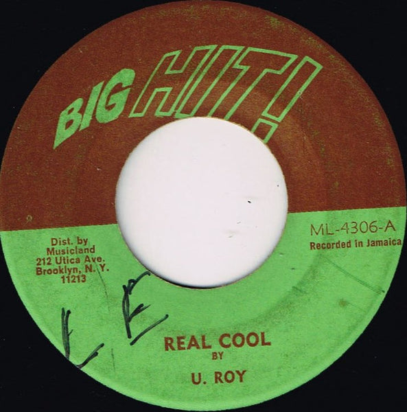 U-Roy, The Sunshot All Stars : Real Cool / Cool Cool Version (7", Single)