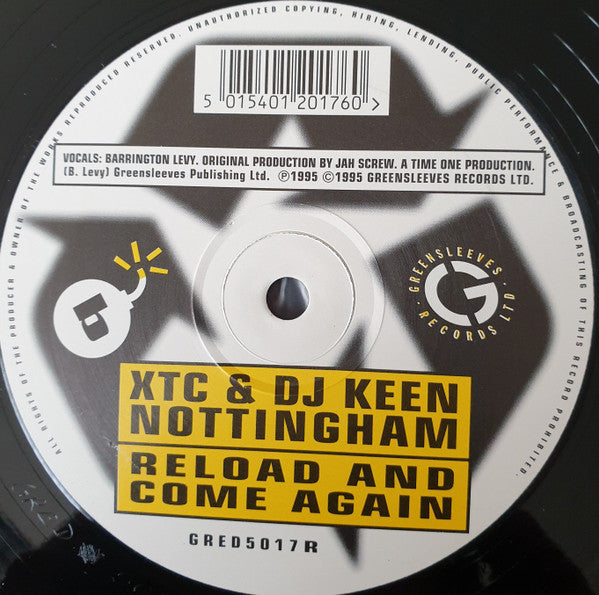 XTC (2) & Keen : Here I Come (G-Funk Remix) / Reload And Come Again (12")
