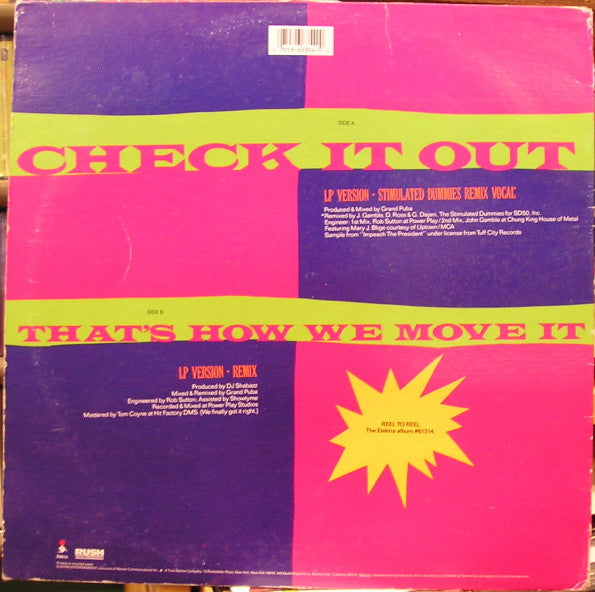 Grand Puba Featuring Mary J. Blige : Check It Out (12", SRC)