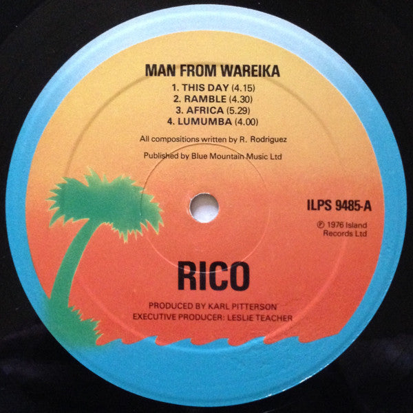 Rico* : Man From Wareika (LP, Album, M/Print, Gol)