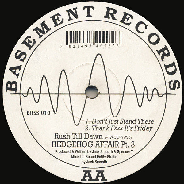 Hedgehog Affair : Rush Till Dawn Presents Hedgehog Affair Pt. 3 (12")