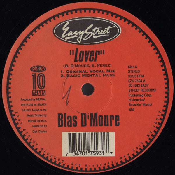 Blas D'Moure : Lover (12")
