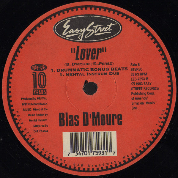 Blas D'Moure : Lover (12")
