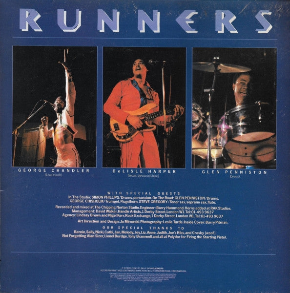 Olympic Runners : Puttin' It On Ya (LP, Album, Gat)