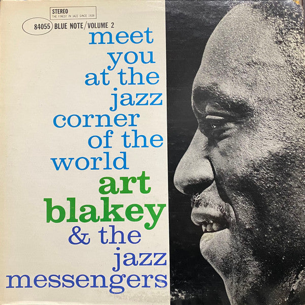 Art Blakey & The Jazz Messengers : Meet You At The Jazz Corner Of The World (Volume 2) (LP, Album, RE,  Bl)