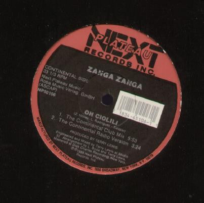 Zanga Zanga : Oh Ciolili (12")