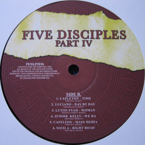 Various : Five Disciples Part IV (LP, Comp)
