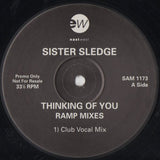 Sister Sledge : Thinking Of You (The Ramp And Joey Negro Mixes) (2x12", Promo)