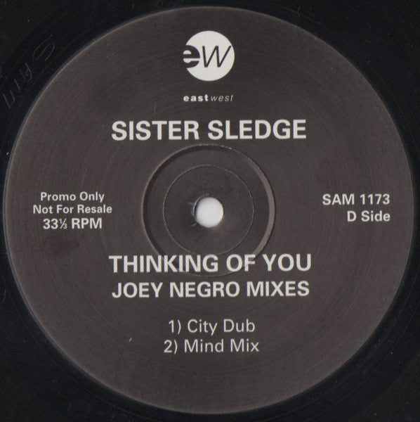 Sister Sledge : Thinking Of You (The Ramp And Joey Negro Mixes) (2x12", Promo)