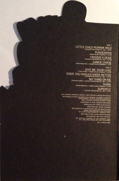 Curtis Mayfield : Super Fly (The Original Motion Picture Soundtrack) (LP, Album, Son)