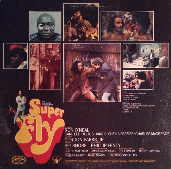 Curtis Mayfield : Super Fly (The Original Motion Picture Soundtrack) (LP, Album, Son)