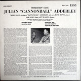 Cannonball Adderley : Somethin' Else (LP, Album, Mono, RP)