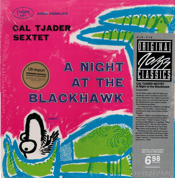 Cal Tjader Sextet : A Night At The Blackhawk (LP, Album, Mono, RE, RM, Red)