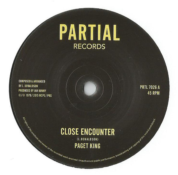 Paget King : Close Encounter (7", RE)