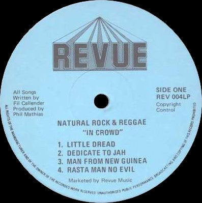 The In Crowd : Natural Rock 'N' Reggae - Includes 'Greatest Hits' Free (2xLP, Comp)