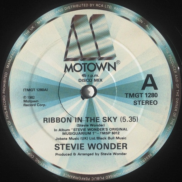 Stevie Wonder : Ribbon In The Sky / Secret Life Of Plants (12", Dis)