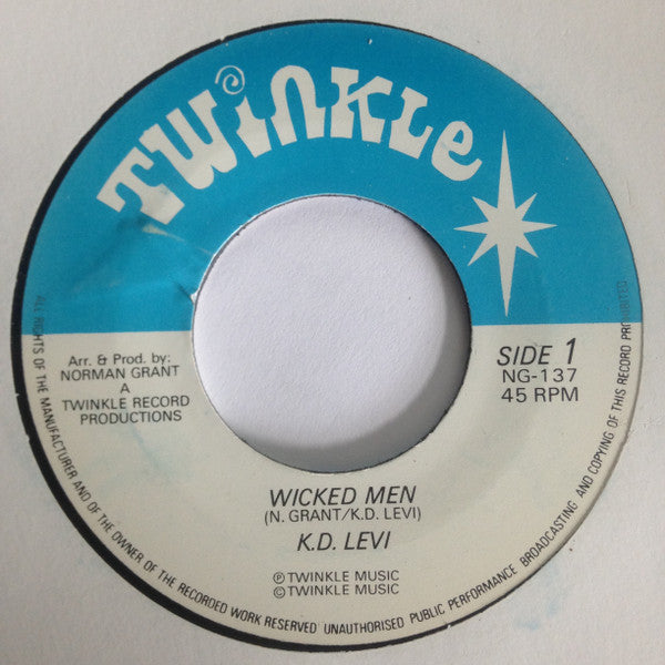 K.D. Levi : Wicked Men (7", RE)