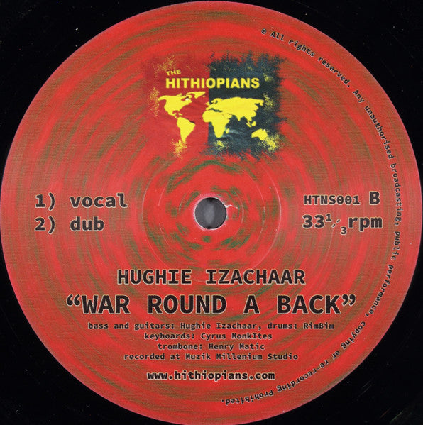Johnny Clarke / Hughie Izachaar : War / War Round A Back (10")