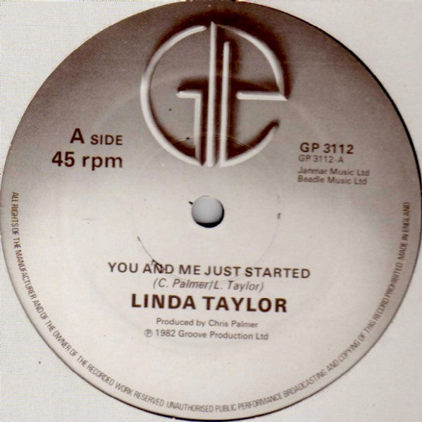 Linda Taylor : You And Me Just Started (12")