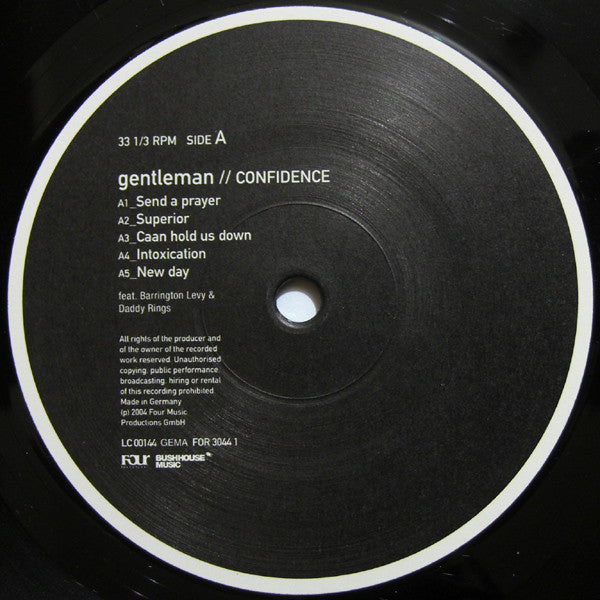 Gentleman : Confidence (2xLP, Album)