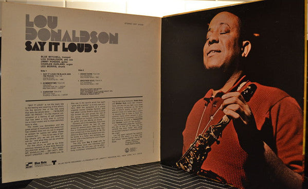 Lou Donaldson : Say It Loud! (LP, Album, Gat)