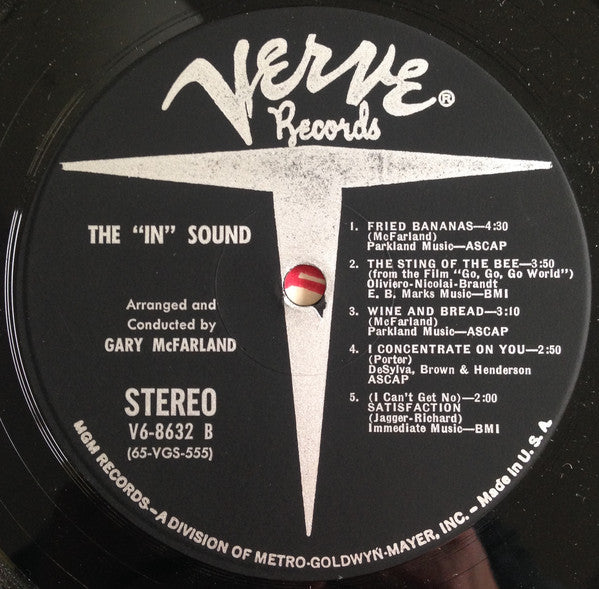 Gary McFarland : The In Sound (LP, Album, Gat)