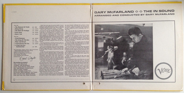 Gary McFarland : The In Sound (LP, Album, Gat)