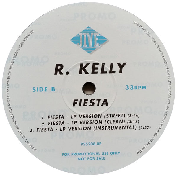 R. Kelly : Fiesta (12", Promo)