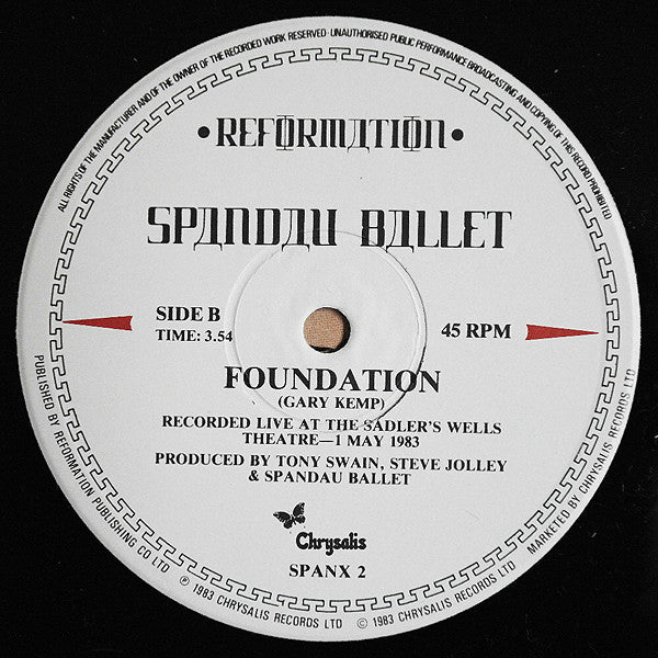 Spandau Ballet : Gold (12", Single, Ltd, Pos)