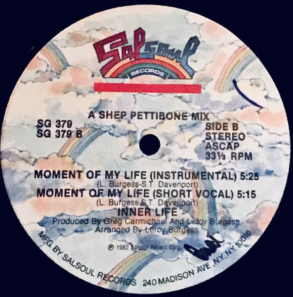 Inner Life : Moment Of My Life (12", Single, 401)