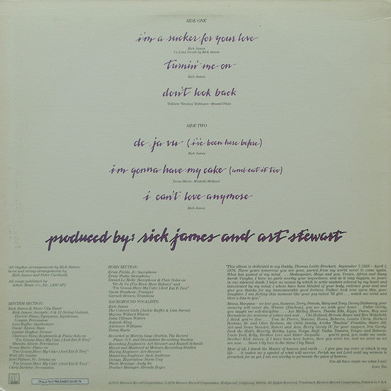 Teena Marie : Wild & Peaceful (LP, Album, RE)