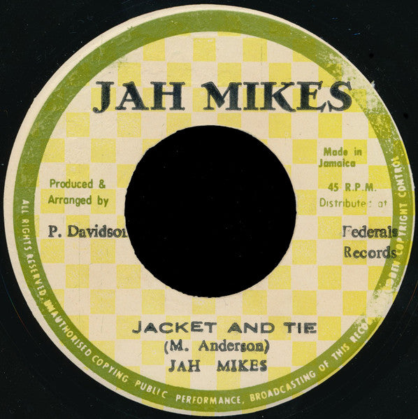 Jah Mikes : Jacket And Tie (7")