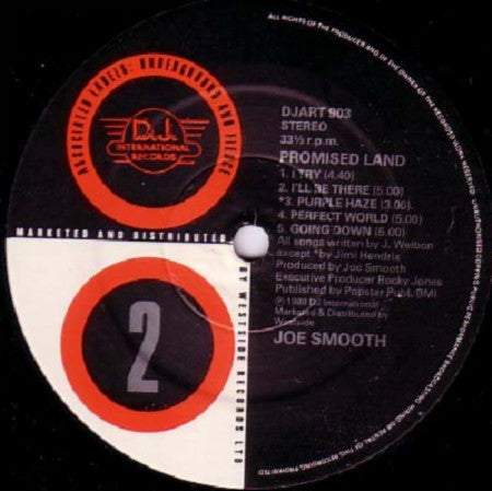 Joe Smooth : Promised Land (LP, Album)