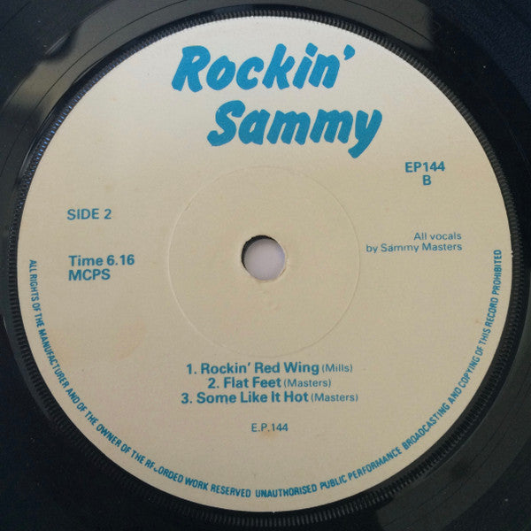 Sammy Masters : Rockin' Sammy (7", EP)