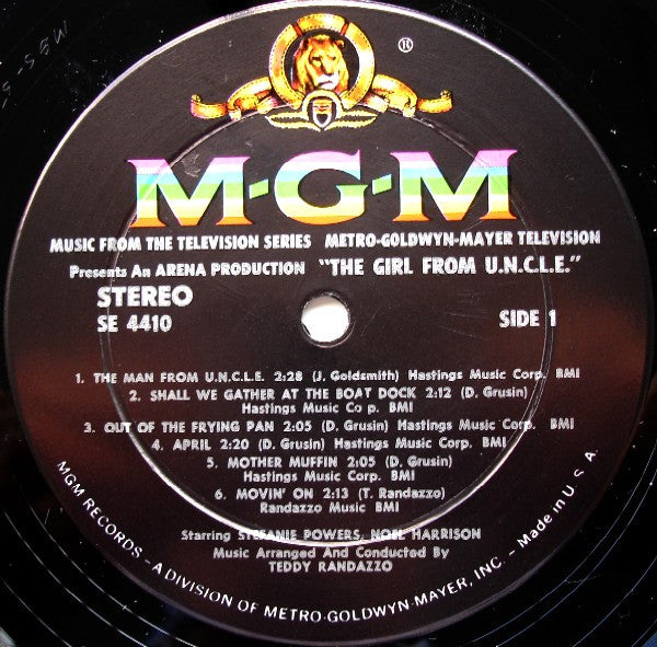 Teddy Randazzo : The Girl From U.N.C.L.E. (Music From The Television Series) (LP, Album)