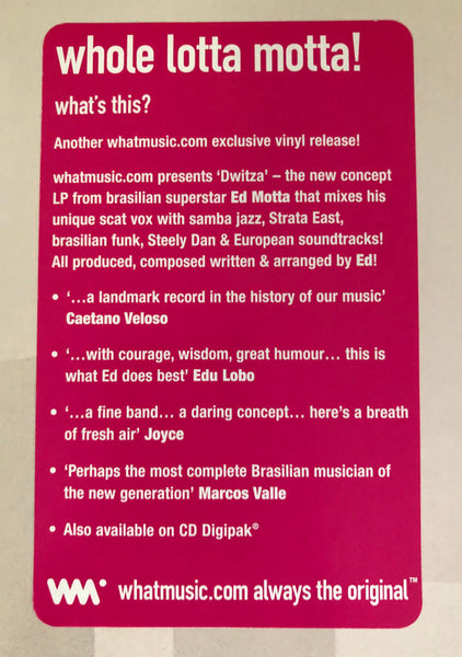 Ed Motta : Dwitza (LP, Album, RE)