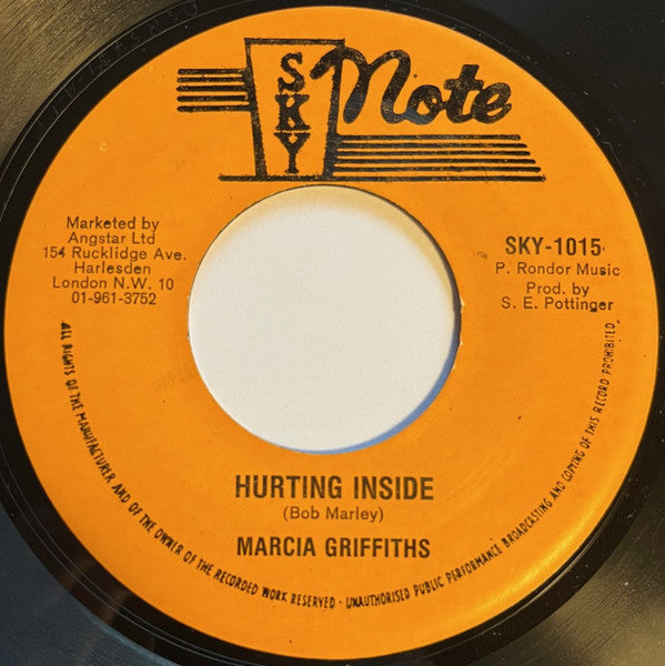 Marcia Griffiths : Hurting Inside (7")