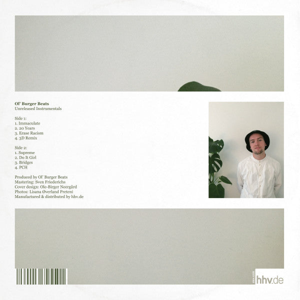 Ol' Burger Beats* : Unreleased Instrumentals (LP, MiniAlbum, Ltd)