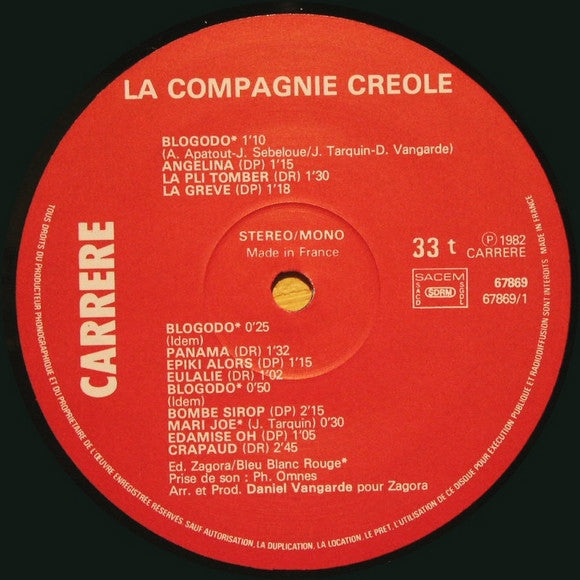 La Compagnie Créole : Blogodo (LP, Album, Mixed)