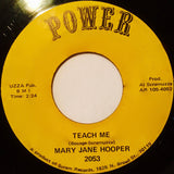 Mary Jane Hooper : I've Got Reasons / Teach Me (7", Single)