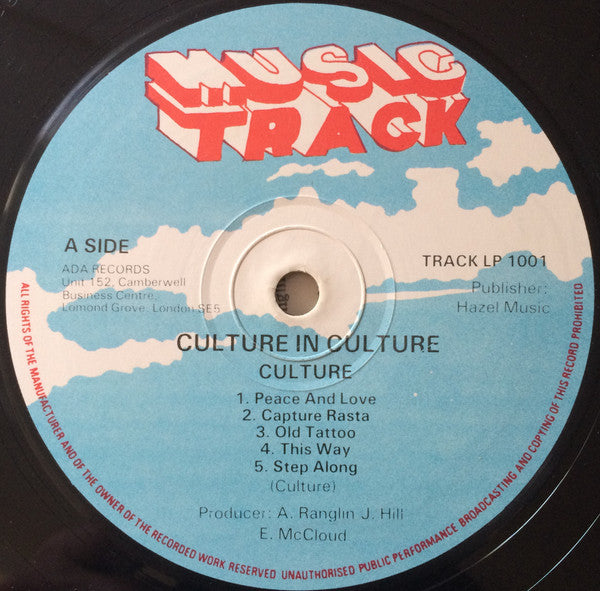 Culture : Culture In Culture (LP, Album)