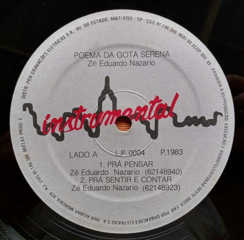 Zé Eduardo Nazario : Poema Da Gota Serena (LP, Album)