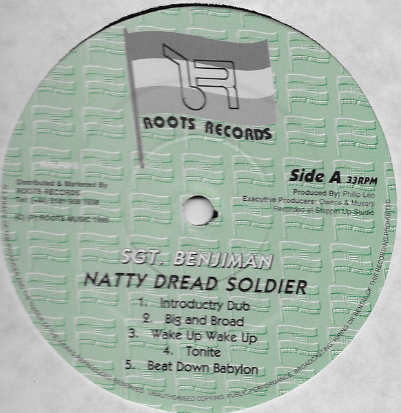 Sergeant Benjiman : Natty Dread Soldier (LP)