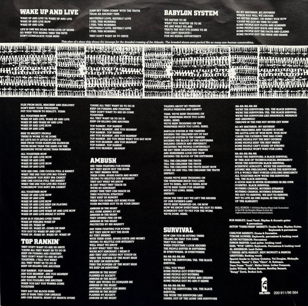 Bob Marley & The Wailers : Survival (LP, Album)